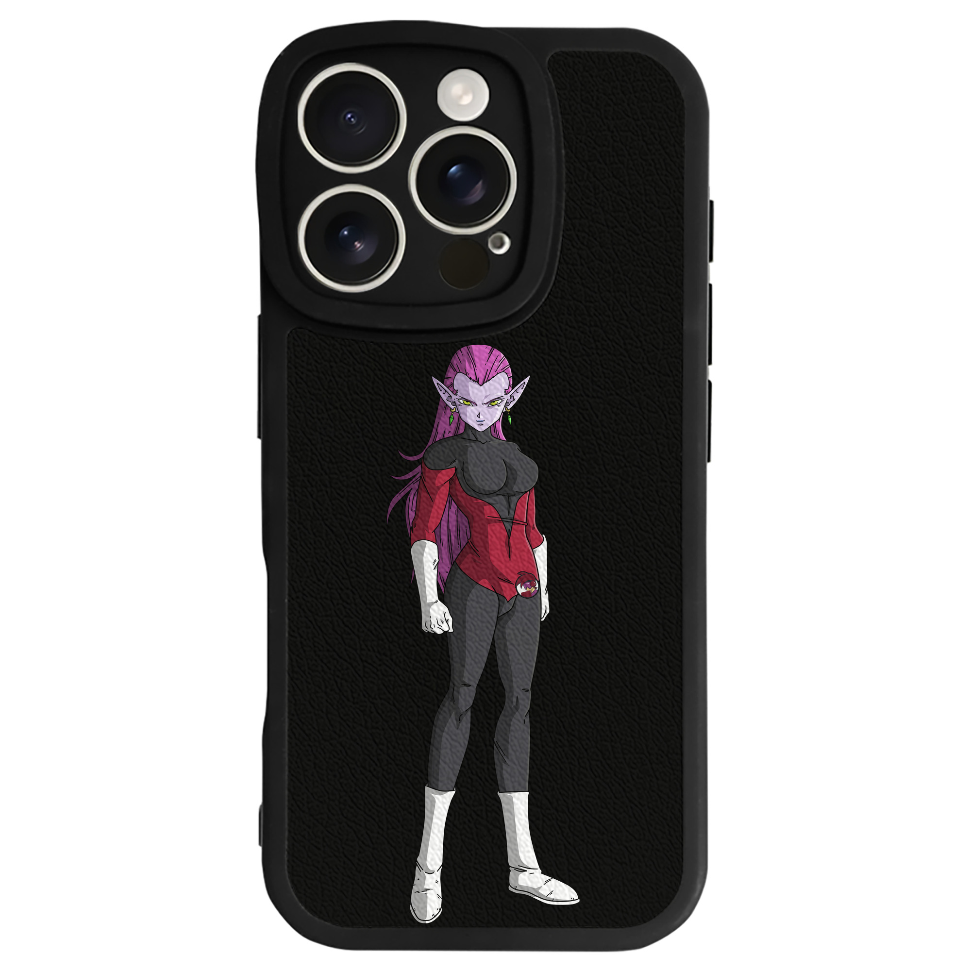 （画像用） ドラゴンボール DRAGON BALL 【iPhone 16シリーズ対応】シリコンスマホケース（レザー調） 材質：シリコン